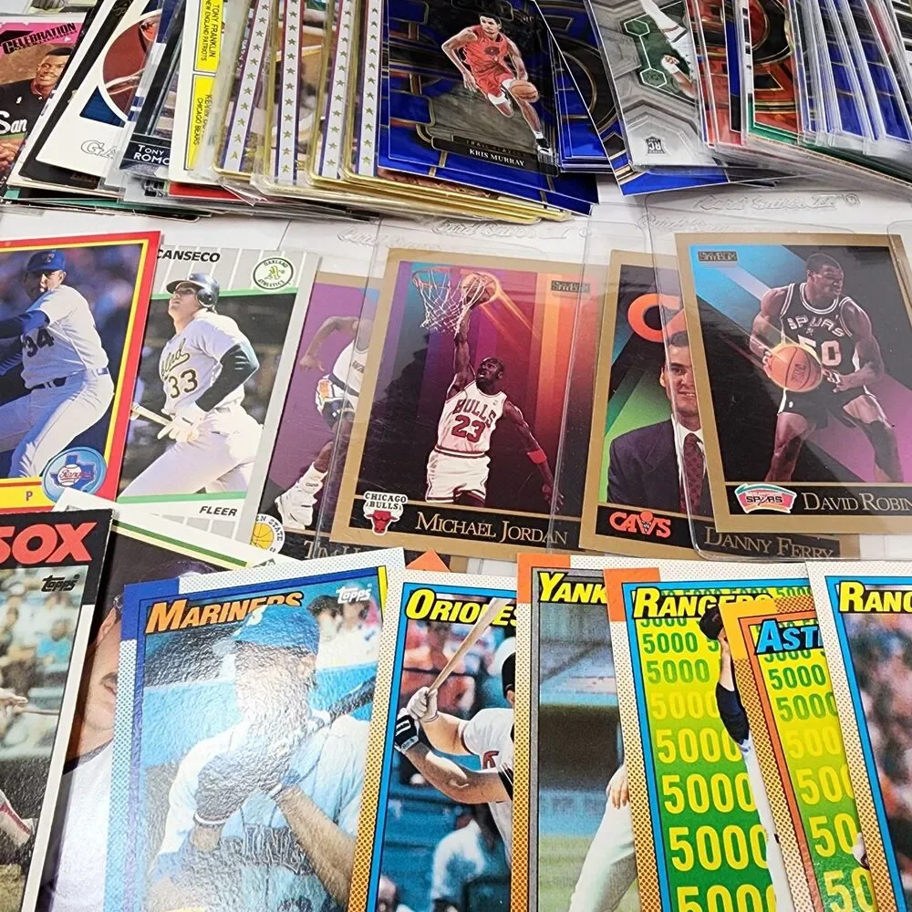 Sports CARD LOT Baseball Football  Basketball Storage Unit Find